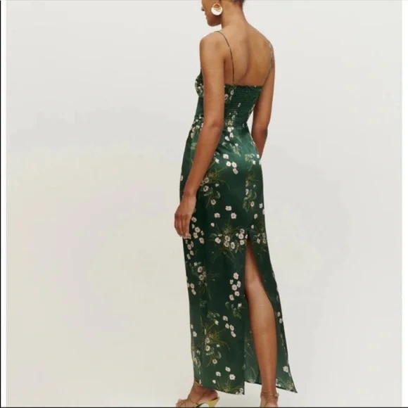 Reformation Frankie Silk Dress - Buena - Picture 3 of 7